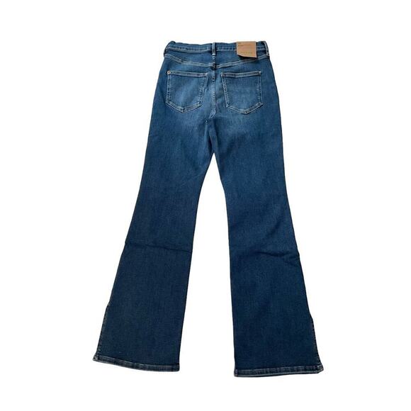 BODEN SZ 30/32 Blue Five Pockets High Rise Bootcut Jeans Cotton Blend NWT - Picture 2 of 5